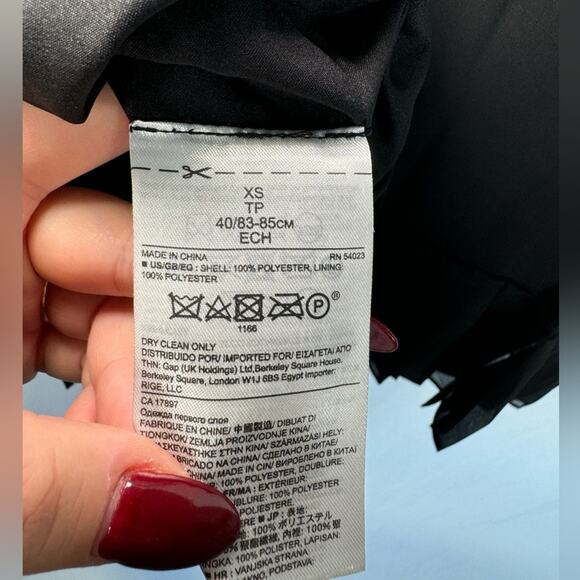 Banana Republic Women’s Pleated Chiffon Cami Black Size XS - Picture 6 of 10